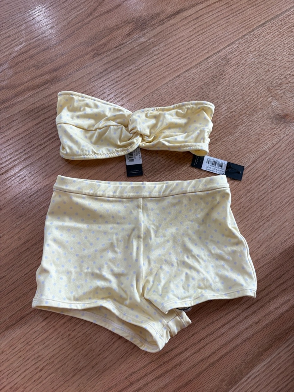 Lioness polka dot bikini yellow